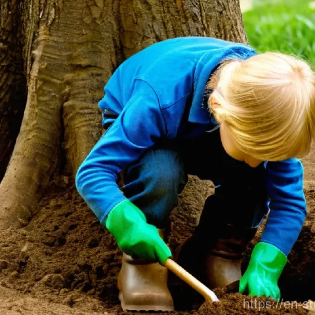 어린이와 함께하는 나무 심기 행사 - **Prompt 1: Child's First Sapling**
    "A heartwarming, highly detailed image capturing a five-year...