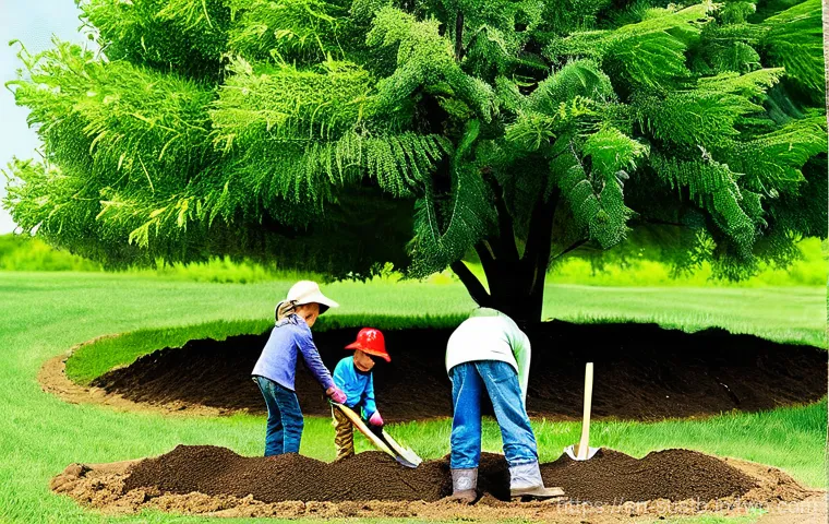 어린이와 함께하는 나무 심기 행사 - **Prompt 1: Child's First Sapling**
    "A heartwarming, highly detailed image capturing a five-year...